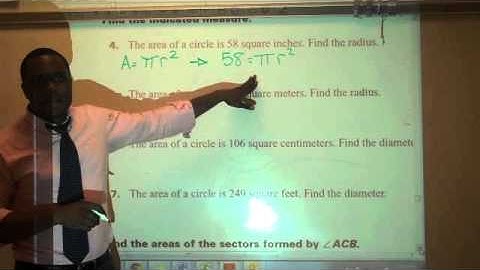 Circle Area Example Problems (Homework Help)