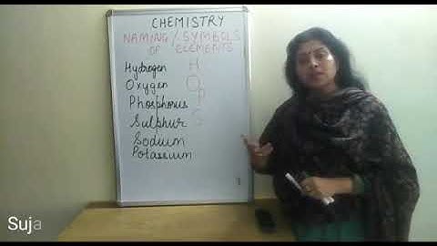 #Chemistry - Symbols of elements