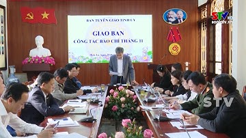 Hội nghị giao ban công tác báo chí tháng 11/2023