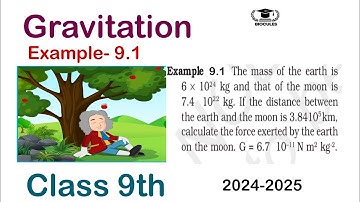 Class 9th Science | Chapter - 9 | Example - 9.1 | Gravitation | NCERT