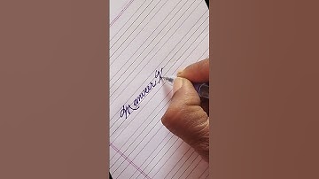 beautiful name Manveer Kang in modern handwriting/ handwriting practice/ calligraphy#shorts
