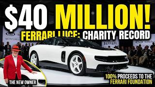Ferrari Luce Sells for $40 MILLION! 😱 The Most Expensive New Ferrari Ever?