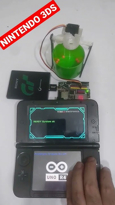 Nintedo 3DS Arduino+ servo - YouTube