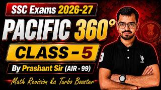 SSC Math Pacific 360° Series | Lecture-5| Concept + 360° Revision | SSC CGL 2026 | By Prashant Maths