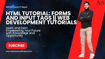 HTML Tutorial: Forms and Input Tags || Web Development Tutorials