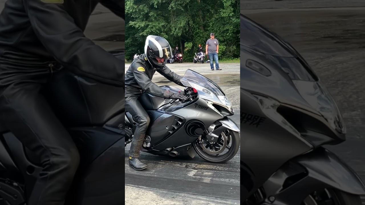 Chris MOORE MAFIA on HYPERBUSA at Greer Dragway 
