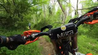 Charles City Dirt Riders - trail and rolling the MX track