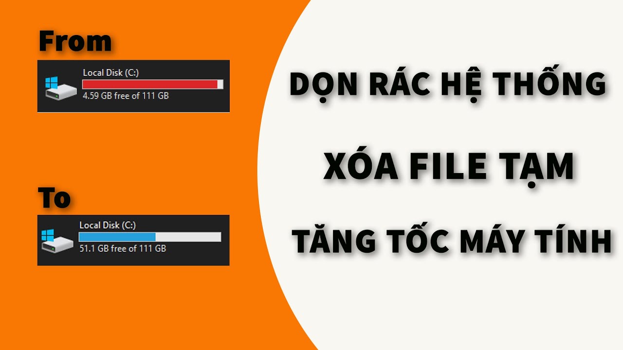 Hướng dẫn dọn ổ cứng, xóa File rác ứng dụng rác 💖 Tăng tốc máy tính ...