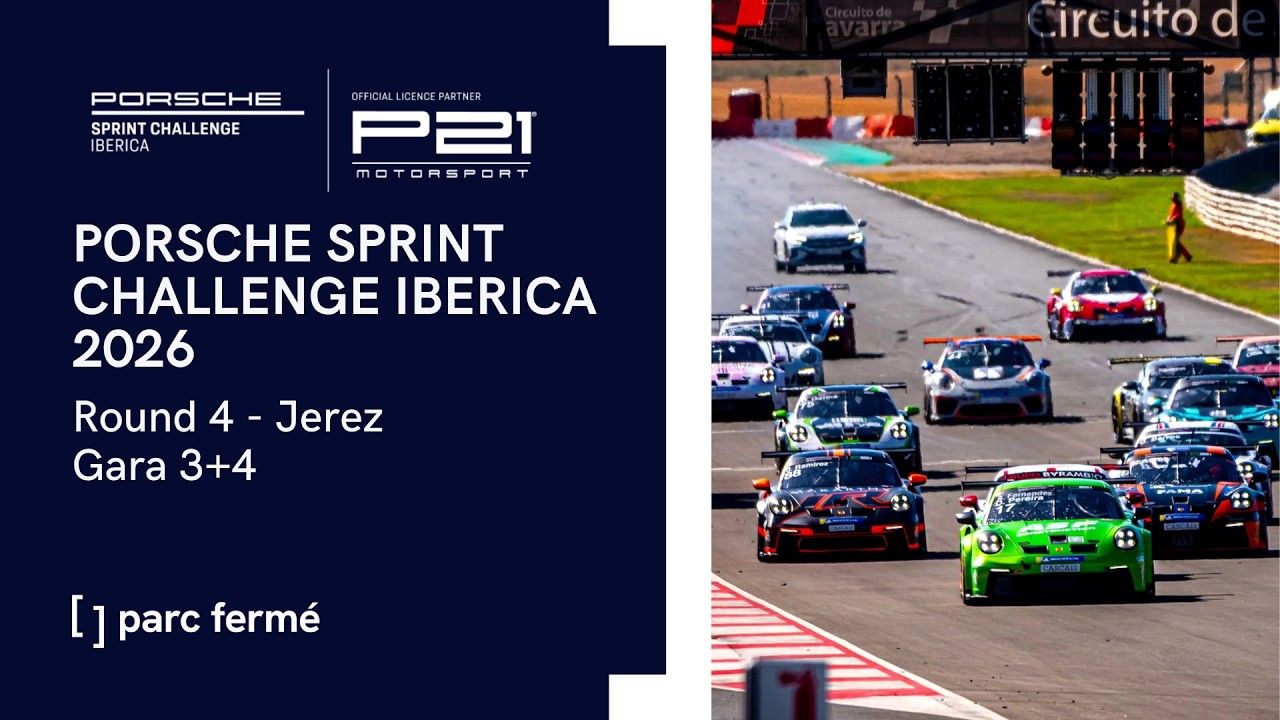 Porsche Sprint Challenge Iberica 2026 | Round 4: Jerez – Gara 3+4