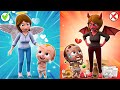 Real vs fake mommy   clean up song  and more nursery rhymes  kids song littlepib