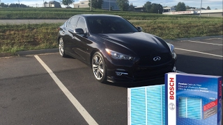 How to change are filter in an infiniti q50 if this helped you, leave
a comment and subscribe you want to! :d