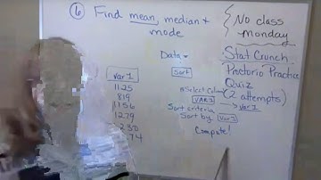 MATH 1342•Using StatCrunch in MyStatLab•Catherine Haley