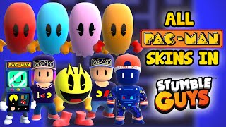 Stumble Guys  Gameplay of All PacMan Skins (2024)