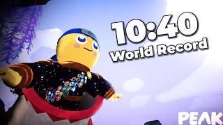 PEAK Speedrun - 10:40 Solo World Record | NMG screenshot 3