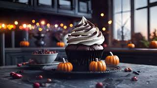 Autumn’s Cupcake Spell: 🎃 Halloween Baking in a Dark Kitchen with Enchanting Decor — Ticking clock ✨ by Infinity Rooms 1,603 views 7 months ago 2 hours