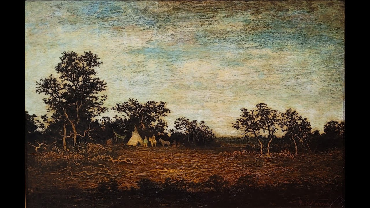 XBar Ranch, Eldorado, Texas, after sunset