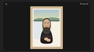 GPT-5 tries to draw The Mona Lisa..