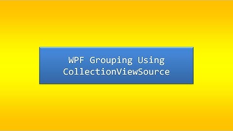 WPF ListView Data Binding