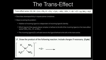 The Trans-Effect: Example 1