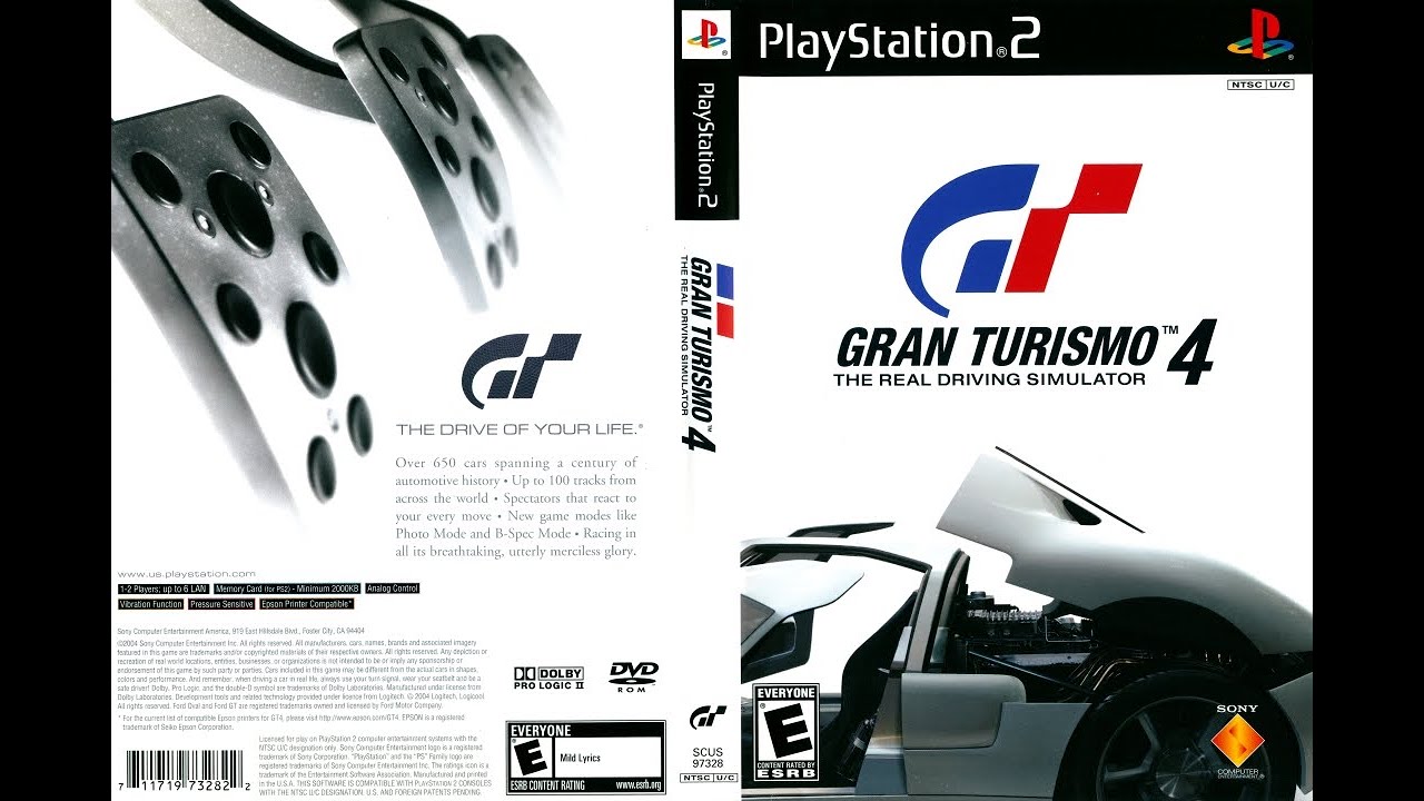 A game called Gran Turismo 4, an epic instrumental song and a Ford