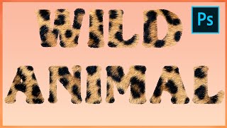 How to Create an Animal Skin Text Effect in Adobe Photoshop