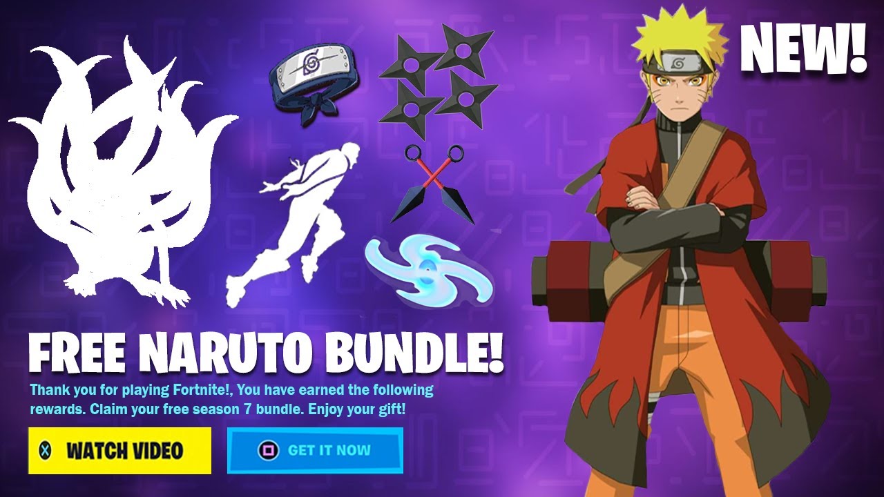 How To Get Naruto & Sasuke Skin In Fortnite! (Unlock Naruto Shippuden