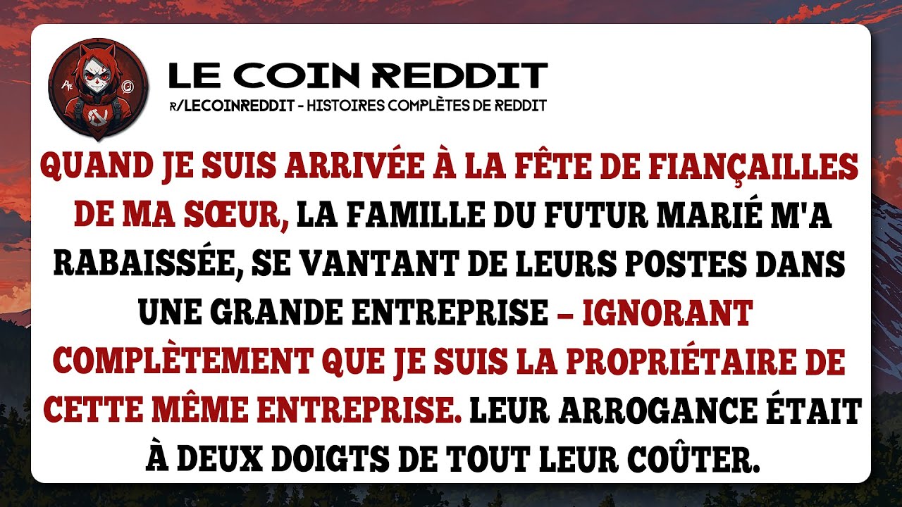 Quand je suis arrivée à la fête de fiançailles de ma sœur, la famille du futur marié m'a rabaissée..
