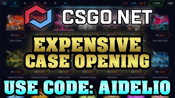 CSGO.NET Promo Code 2025 🔷 EXPENSIVE CASE OPENING 🔷 Best CSGONet Code "AIDELIO" + Free Bonus