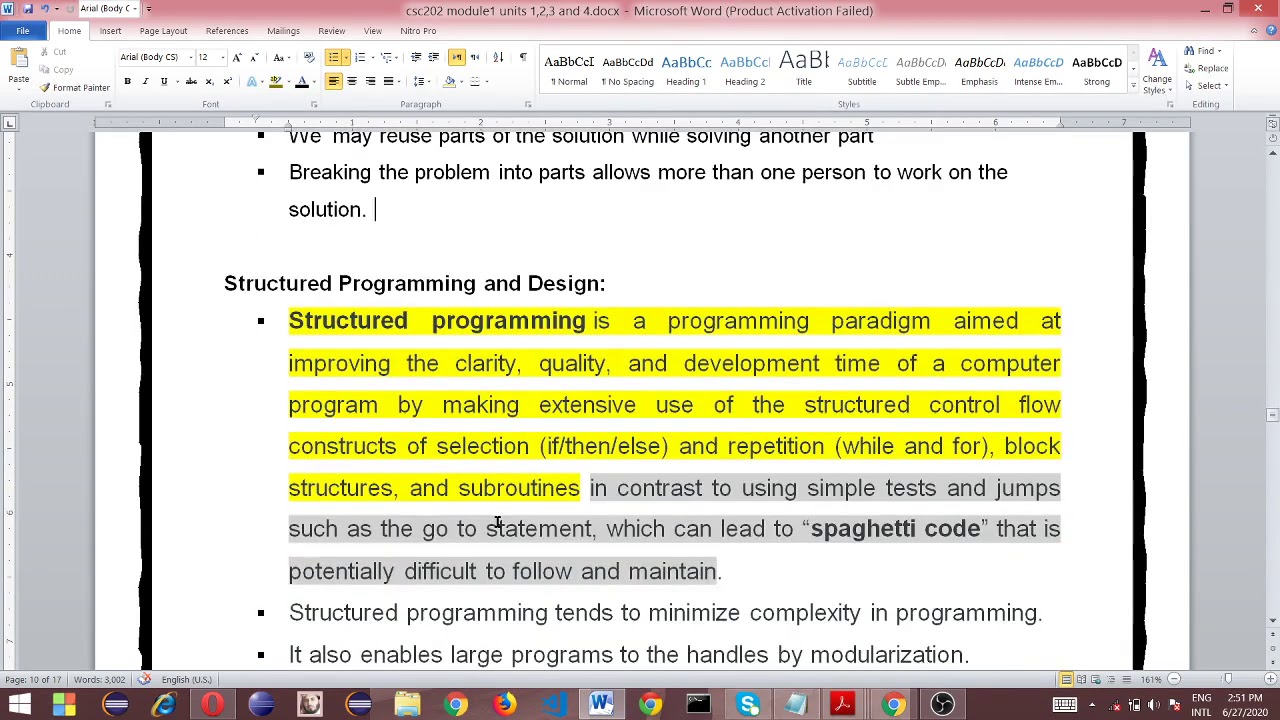 Video2; Principles Of Good Programming And Control Structures - YouTube