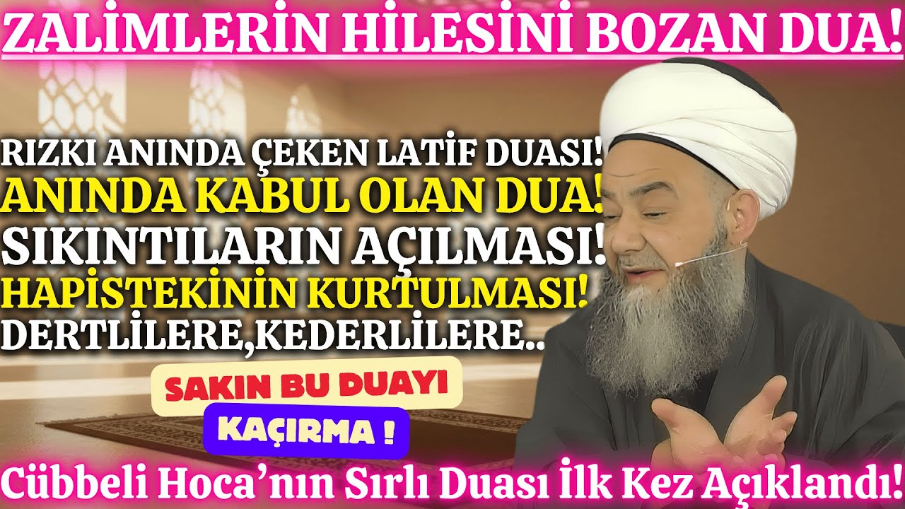 Cübbeli Hoca Açıkladı: 129 Kere “Ya Latif” Zikredince Melekler Göreve Başlıyor!