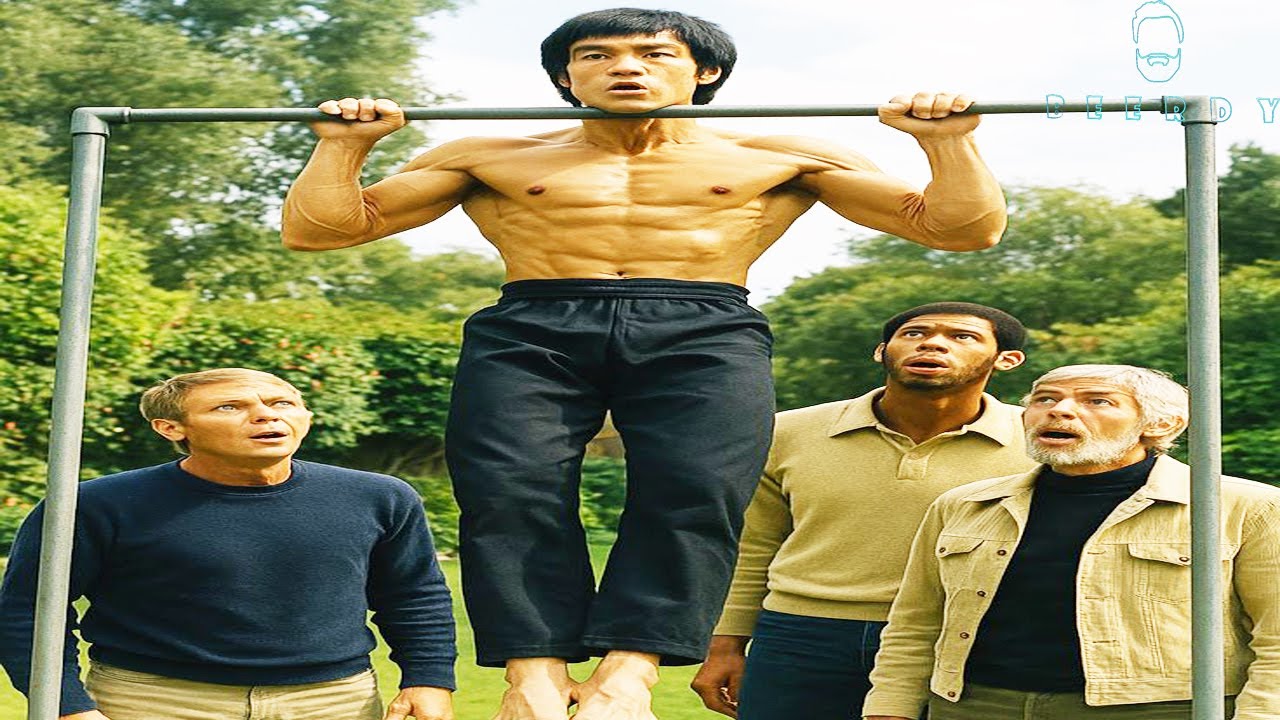 Bruce Lee Showing Steve McQueen, James Coburn And Kareem Abdul-Jabbar How It's Done!