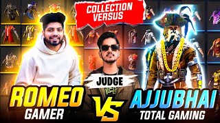 Ajjubhai Vs Romeo Gamer Funniest Collection Versus 😂- Amit Bhai Becomes Judge😱- Garena Free Fire