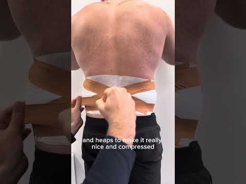 How to tape a Lumbar Spine (Flexion Block)