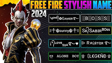 Free Fire Stylish Name Kaise Likhe || New Design Font Style 2024 || Name Change With Stylish In FF 🤩