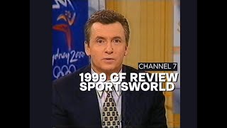1999 AFL Grand Final review - Sportsworld. Bruce McAvaney and Gerard Healy.