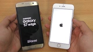 Samsung Galaxy S7 Edge vs iPhone 6S  Speed Test (4K)
