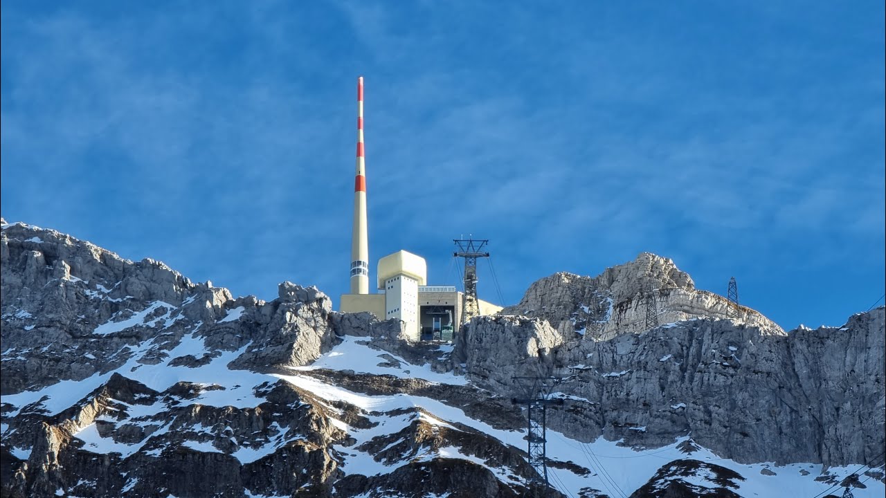 Säntis Cablecar ride / Switzerland /8X Speed