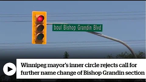 Winnipeg mayor's inner circle rejects call for further name change of Bishop Grandin section