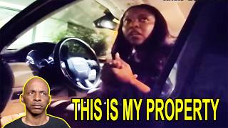 She Refused To Get Out of Vehicle and Tried to Drive It Off Tow Truck - Reaction screenshot 4