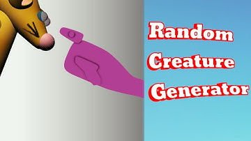 Random Creature Generator for Blender