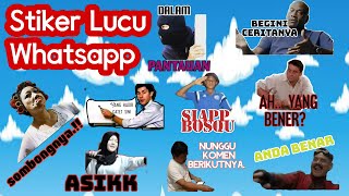 Stiker Wa  Lucu ll sticker whatsapp terbaru ll stiker gambar meme lucu screenshot 2