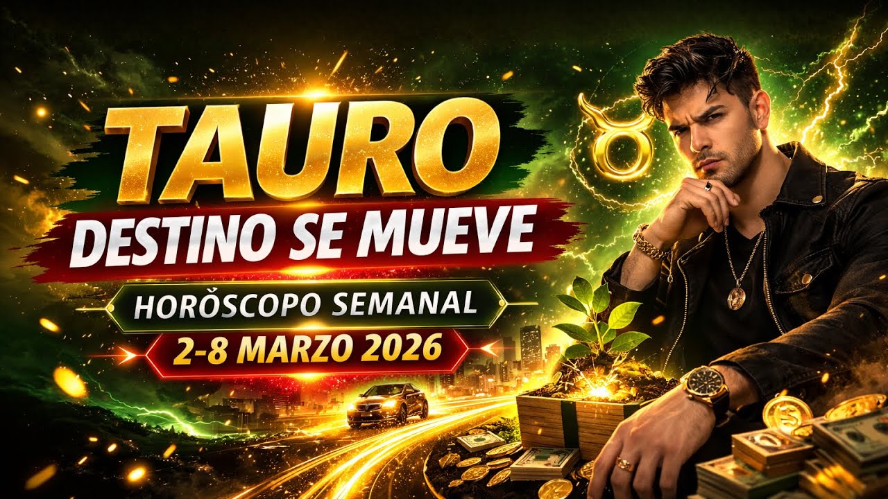 ♉ TAURO – ALGO GRANDE SE MUEVE A TU FAVOR 💎 Destino Activado Semana 2–8 Marzo 2026 