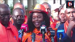 Deputy Secretary General Catherine Omanyo publicly stated that she will serve as the Acting SG ODM