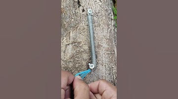 The Smart Way to Install a Spring Using Only Rope
