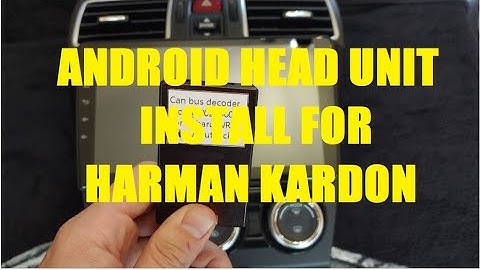 Android HeadUnit for Harman Kardon Speakers-Detailed Install: 2016+ WRX/STi/Forester. iDoing