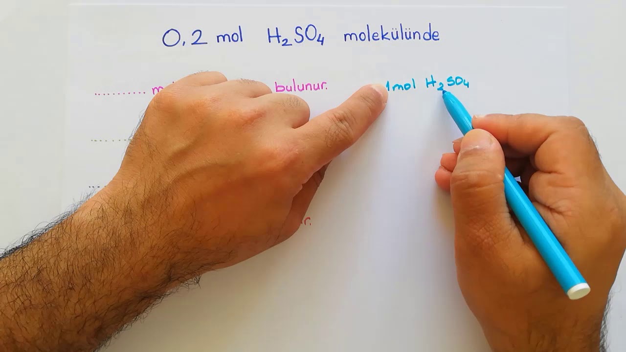 Mol Kavramı-Erkan Hoca (avogadro sayısı, ortalama atom ağırlığı, mol sayısının bulunması)