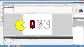 Como hacer animacion pacman en macromedia flash 8 facil y rapido
