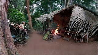 Full Video: Survival Challenge in The RainForest, Survival Instinct, Overnight Alone at The Hut