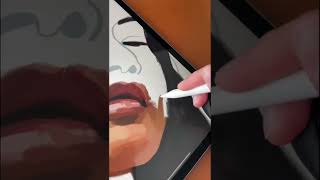 Creating a Digital Portrait #shortvideos