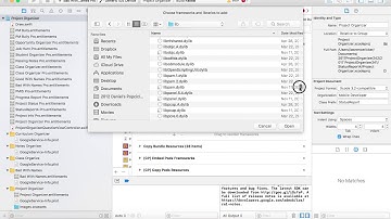 XCode Add Files To Project Bug Read External Linked Library
